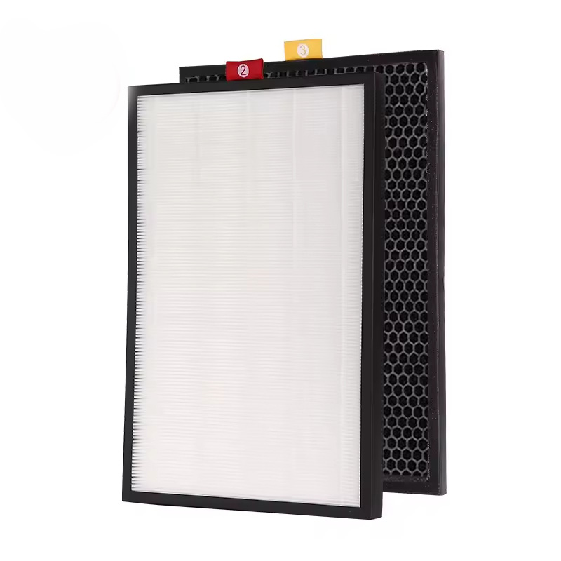 High Efficiency Air Purifier Filter & Carbon filter kit Replacement Suitable for Honeywell KJ300 KJ450F Air Purifier Accessory
