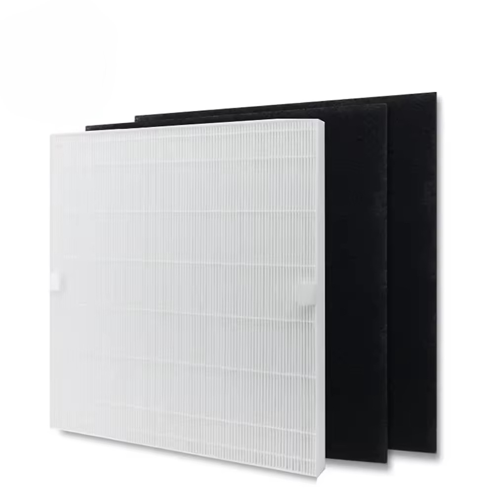 Replacement Air Purifier Filter Compatible Coways AP-0512NH-FP 1 H13 Efficiency Purifier Filter + 2 Pre Carbon Filters Panel